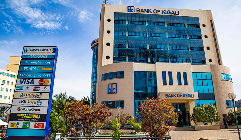 Bank of Kigali headquarters.BK Group Plc recorded an after-tax profit of Rwf51.9 billion in 202. / File