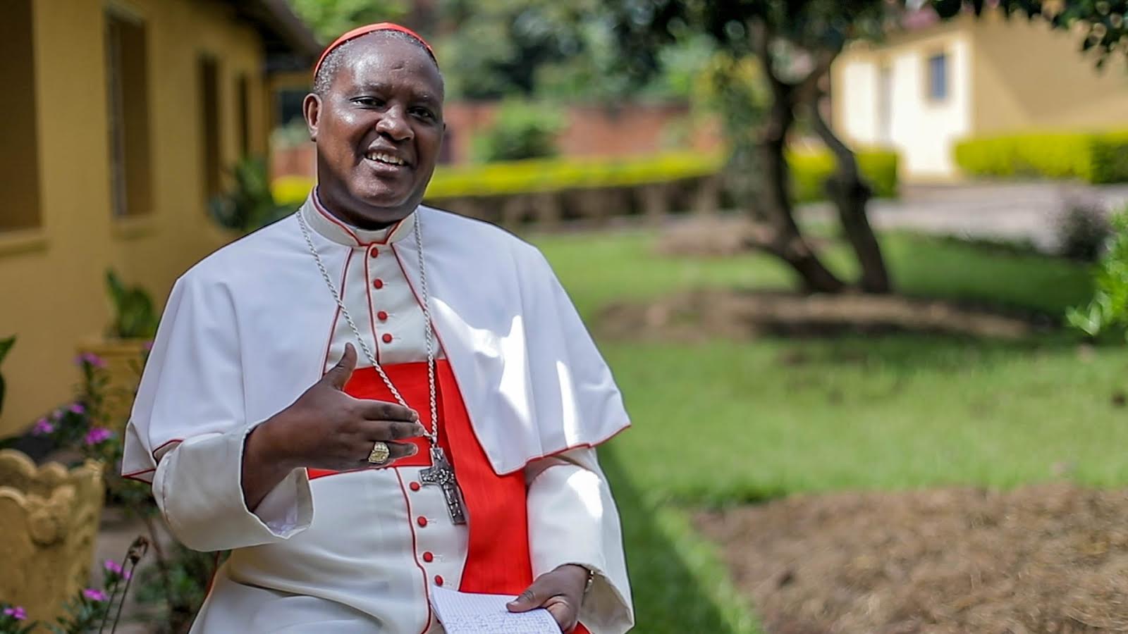 Cardinal Antoine Kambanda during the interview with Jade Iriza Natasha in Kigali. 