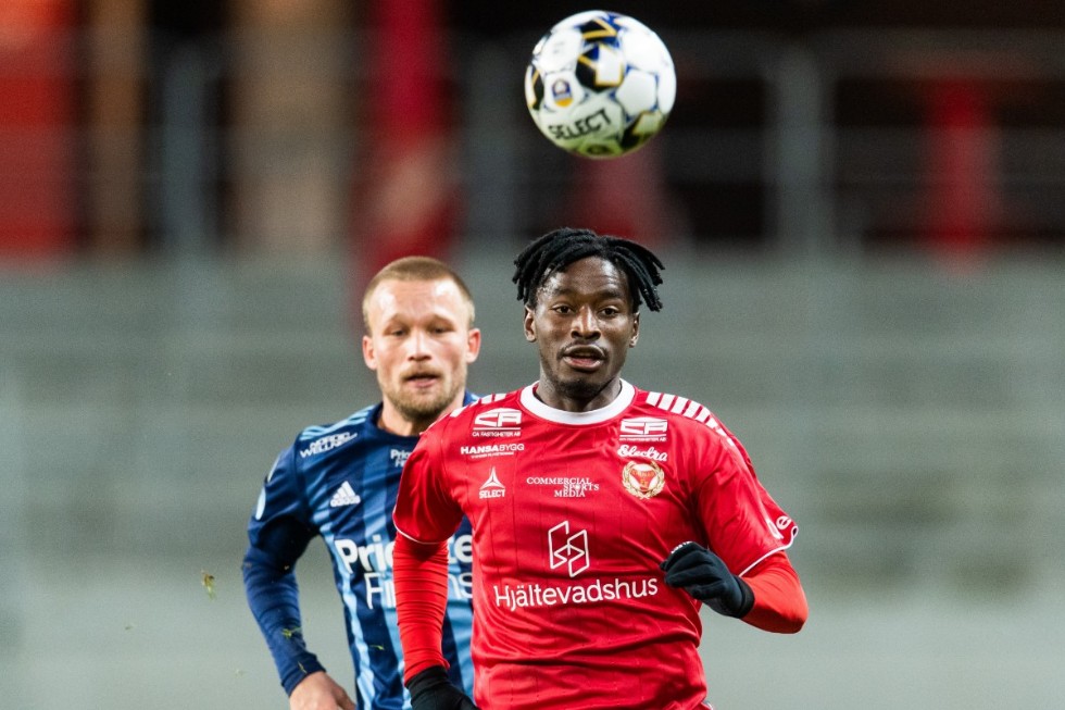 Rwandan midfielder Rafael York scored two goals to help his team AFC Eskilstuna in their 3-2 win over Jonkopings Sodra in the Swedish Superattan league. 