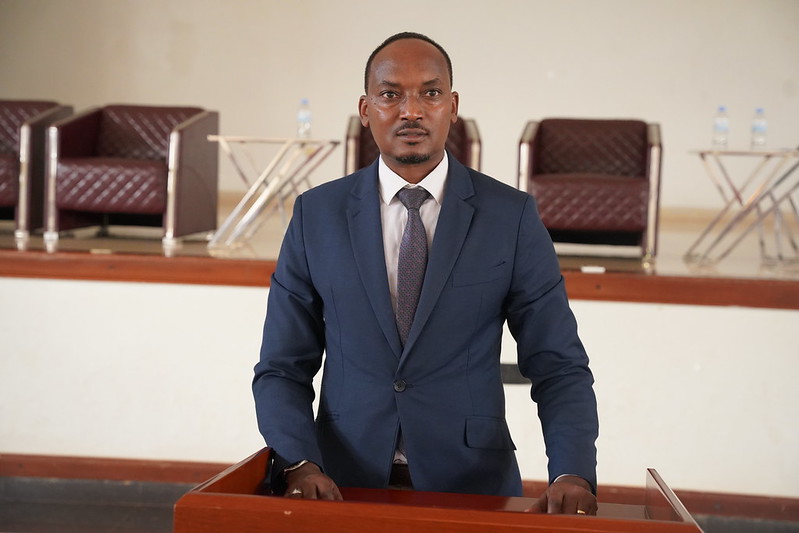 Steven Sabiti, Executive Secretary of Institution of Engineers Rwanda. 
