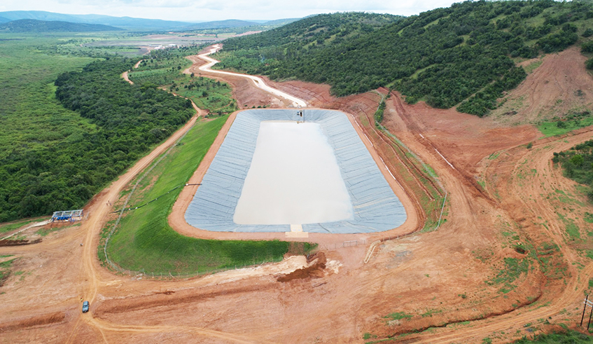 An aerial view of the newly constructed infrastructure at Gabiro agribusiness hub. The government is expected to start an agriculture facility with an initial investment of $350 million. Courtesy 