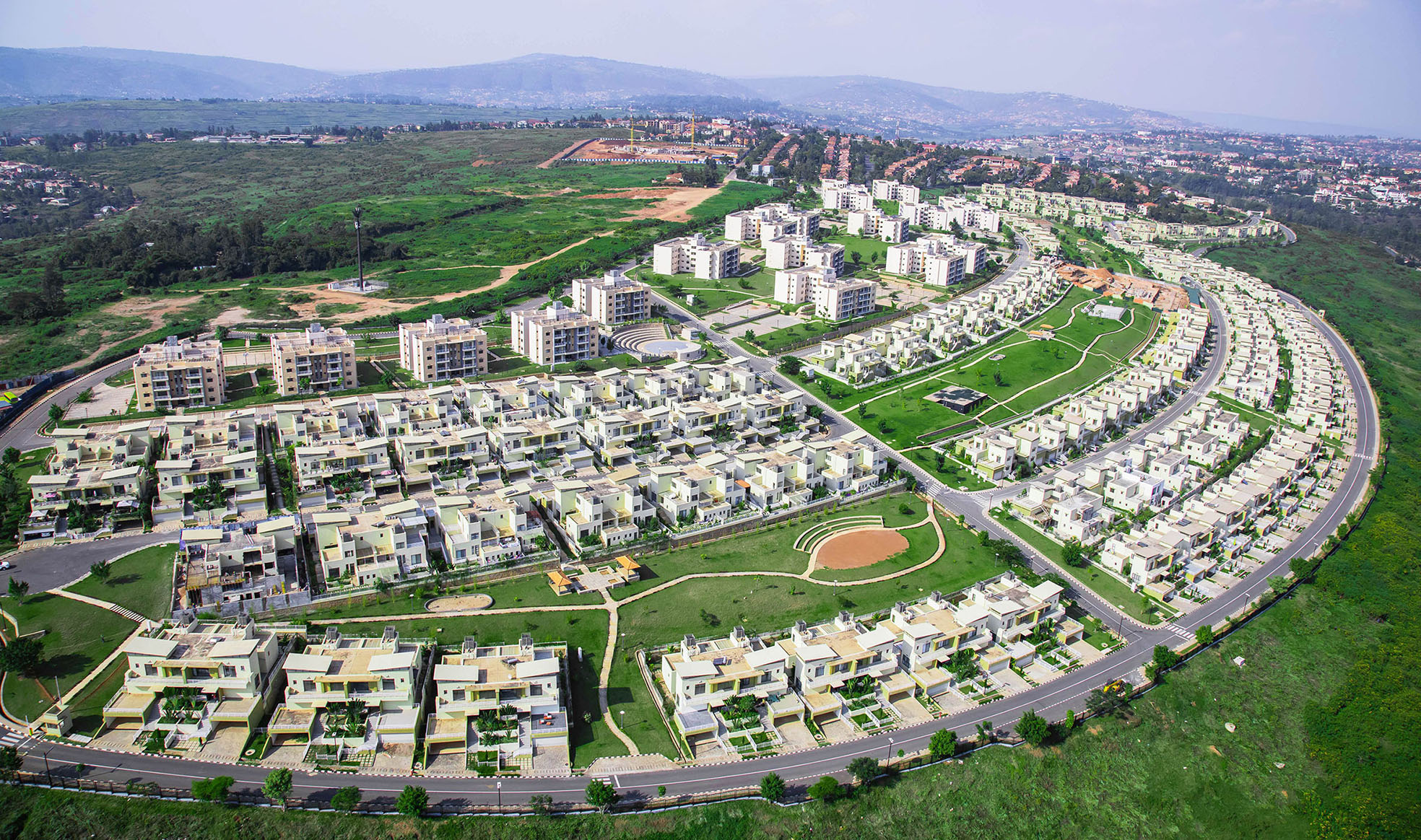An aerial view of Vision City, an estate developed by Ultimate Developers Ltd. / Photo: File.