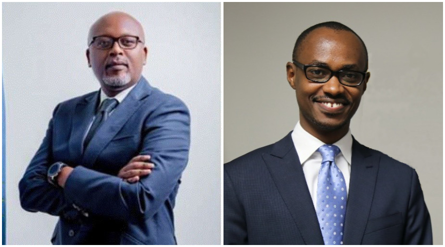 Francois Nkulikiyimfura (L) and Igor Marara.