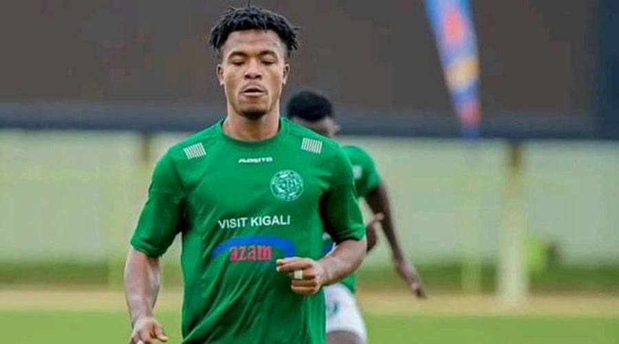 Kiyovu midfielder Abedi Bigirimana during a training session this week. The Burundian International is wanted by Tanzanian club, Yanga. 