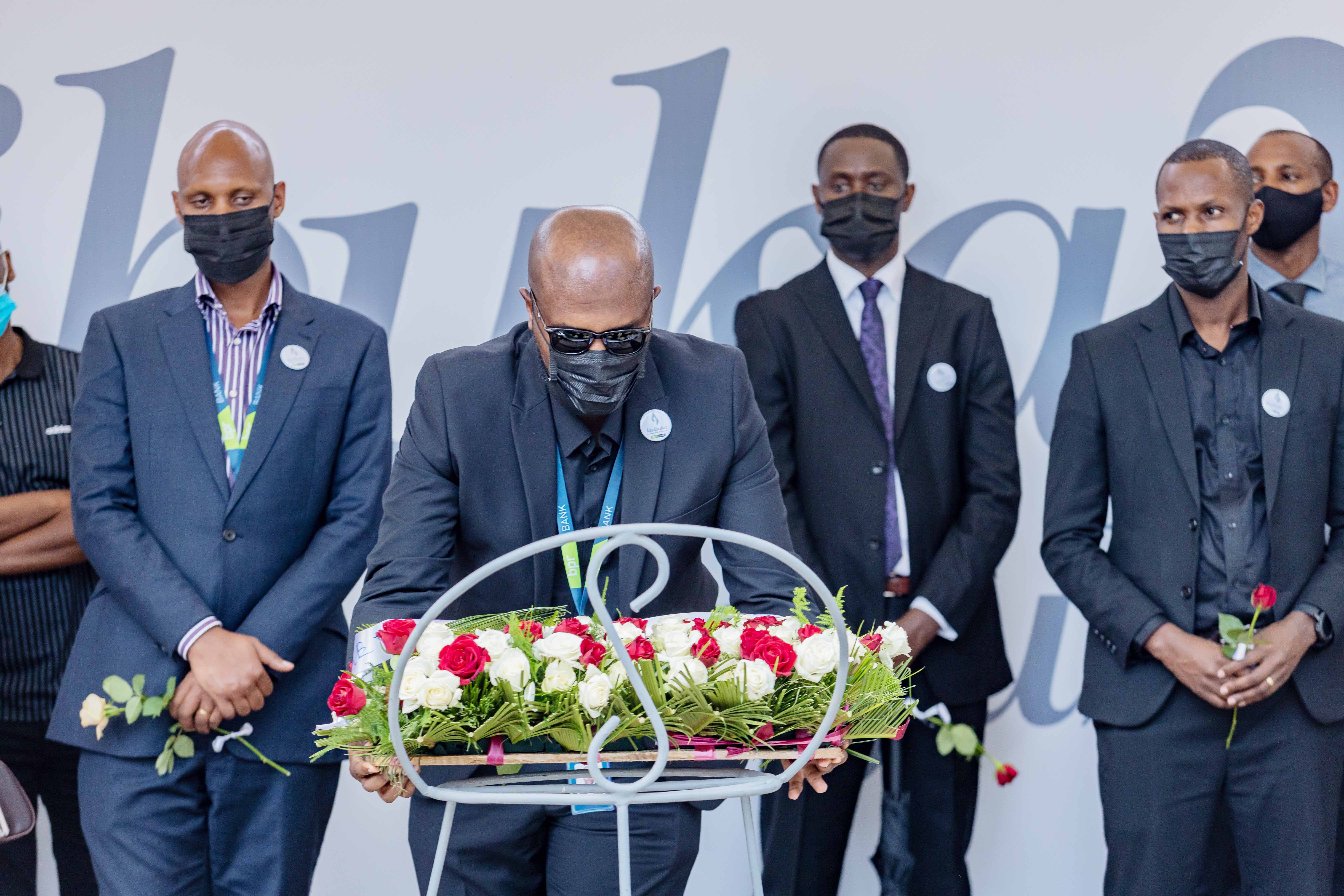 BPR Bank Rwanda Plc  paid tribute to the 33 former staff who were killed during the 1994 Genocide against the Tutsi on Tuesday . / All Photos by Craish Bahizi