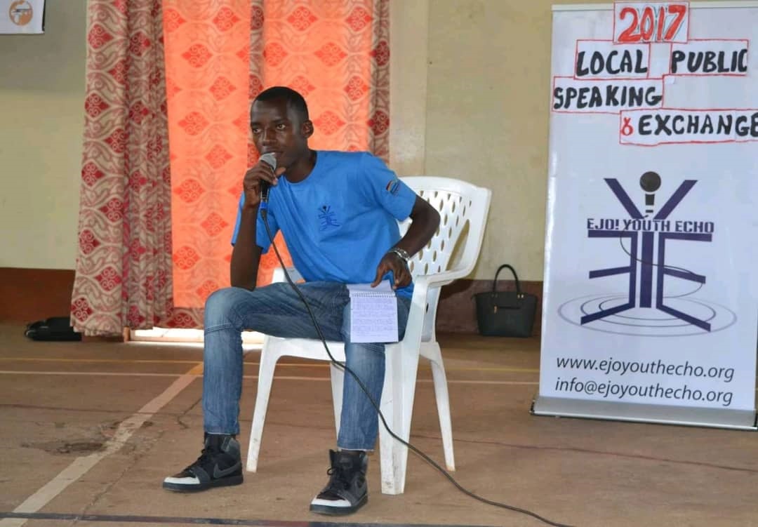 Hakizimana performing in high school. Photos/Courtesy