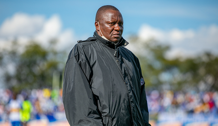 AS Kigali head coach Mike Mutebi who was sacked due to the poor result. / Photo Olivier Mugwiza