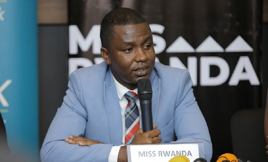 Suspect Dieudonnu00e9 Ishimwe, CEO of Rwanda Inspiration Backup that organizes Miss Rwanda. 