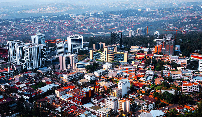 An aerial view of Kigali's Business District. / File. 