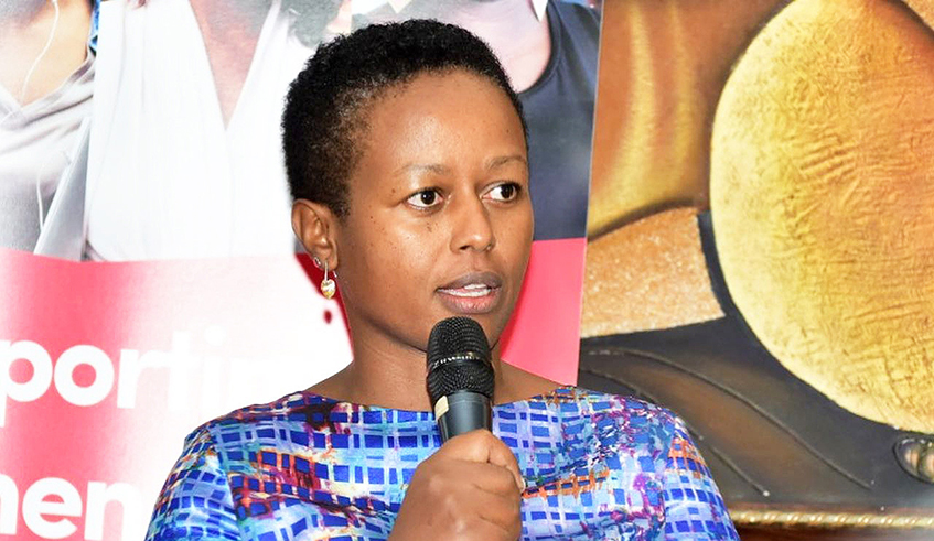 Jeanne-Franu00e7oise Mubiligi, the 1st Vice Chairperson of the Private Sector Federation and an entrepreneur involved in construction. / Photo: File.