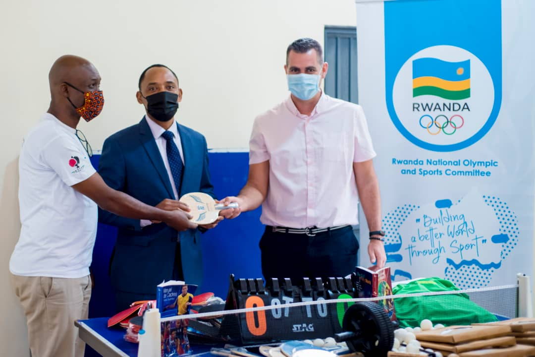 The Rwanda Table Tennis Federation is in advanced talks with Cu00e9dric Rouleau over a possibility to become the new national table tennis team coach. Photo: Courtesy.