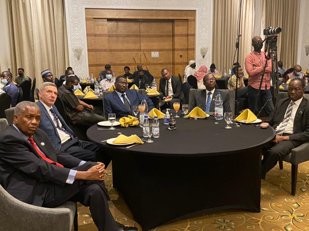 Diplomats during a commemoration event of the Genocide Against the Tutsi in Sudan  on Thursday, May 12. Courtesy