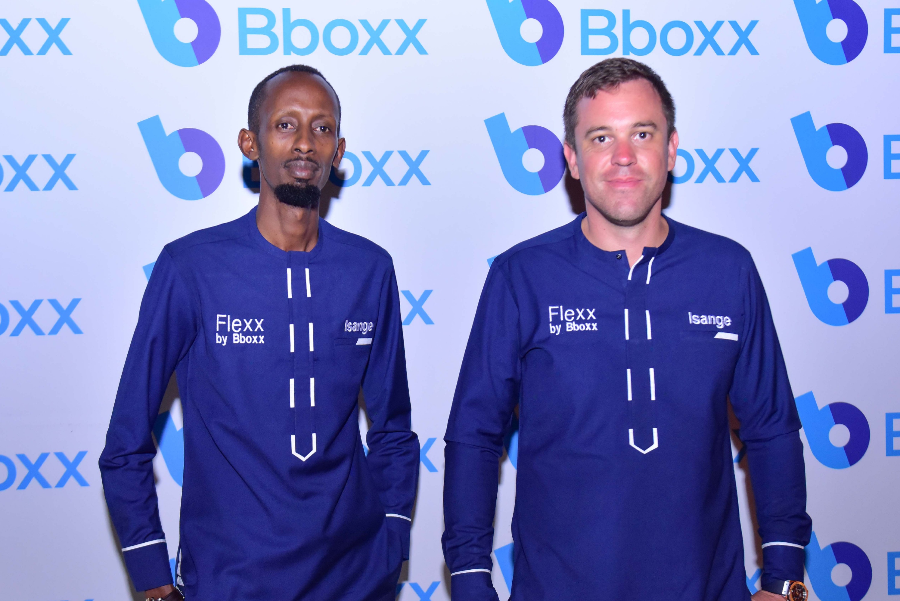 Justus Mucyo, Managing Director, Bboxx Rwanda; Laurent Van Houcke, Bboxx Co-founder.