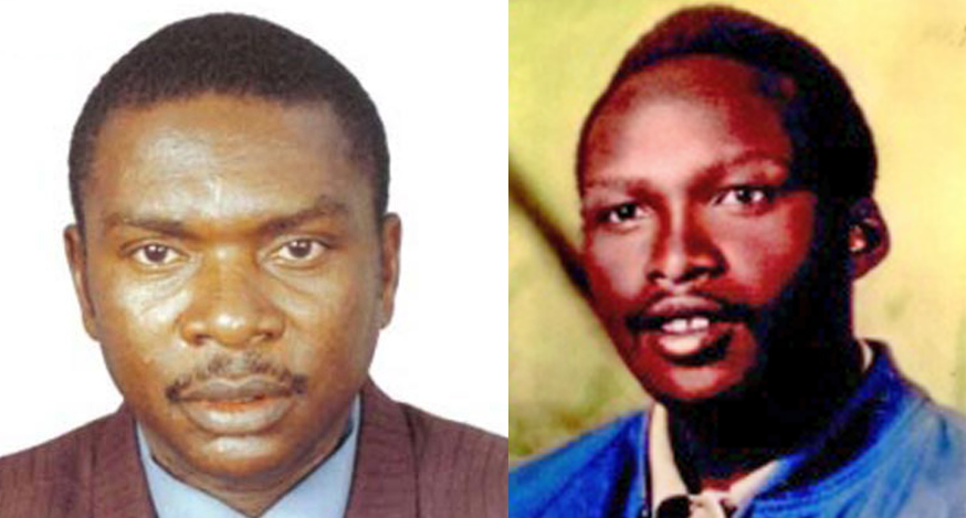 A composite of top Genocide fugitives Protais Mpiranya (left) and Phu00e9nu00e9as Munyarugarama who were confirmed to have died some years ago. Photo: Net.