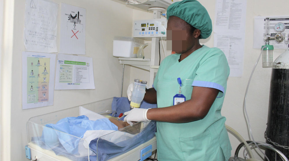 A midwife attends to a new born baby. At the time Uwamwezi returned, there were very few midwives in the country. Photo/Net