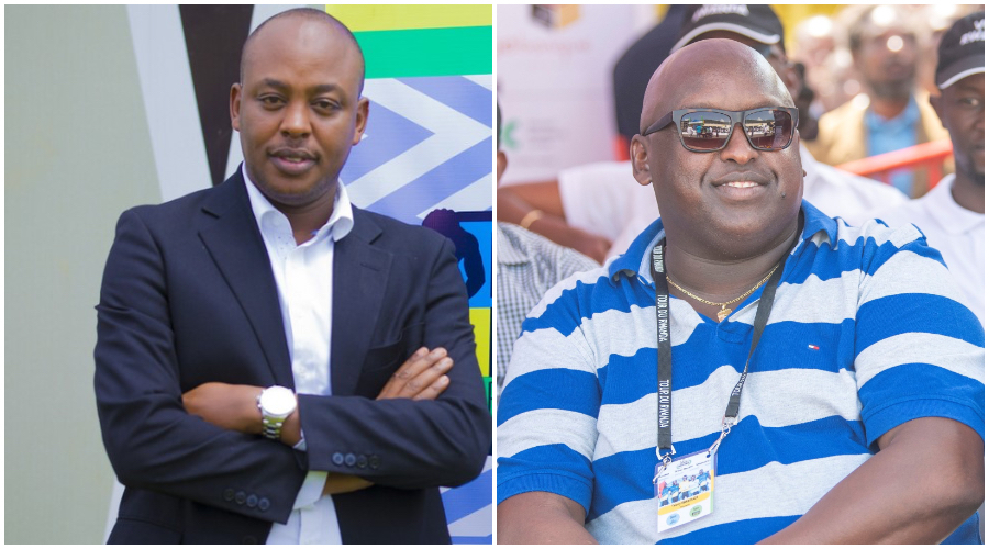 Abdallah Murenzi (L) and Thierry Rwabusaza.