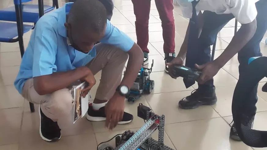 Students learn practical lessons in Robotics and Artificial Intelligence during the bbitcamp.There is no doubt that innovation remains a cornerstone of a modern economy. Photo: File.
