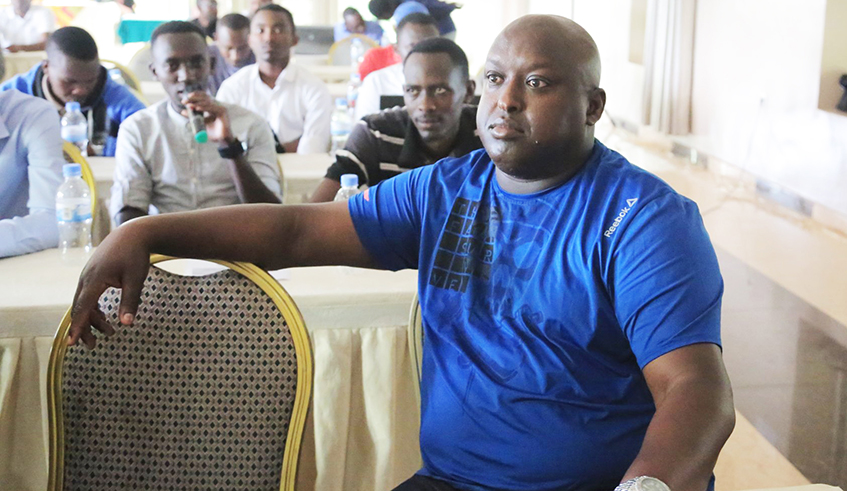 Thierry Rwabusaza, the former Secretary General and Treasurer of the National Cycling Federation (Ferwacy) . Sam Ngendahimana