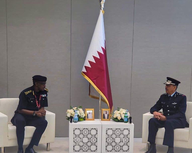 IGP Dan Munyuza paid a courtesy call to the Director of Public Security of Qatar, Maj Gen. Saad bin Jassim Al Khulaifi, on Wednesday.