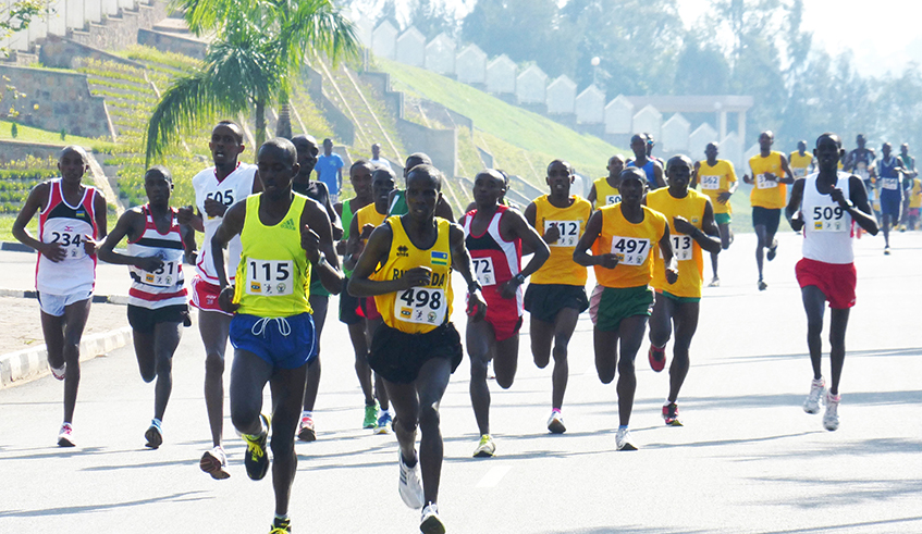 The Rwanda Athletics Federation (RAF) has confirmed that over 3000 athletes have so far registered to participate at the forthcoming 17th edition of Kigali International Peace Marathon slated for May 29. Photo: File.