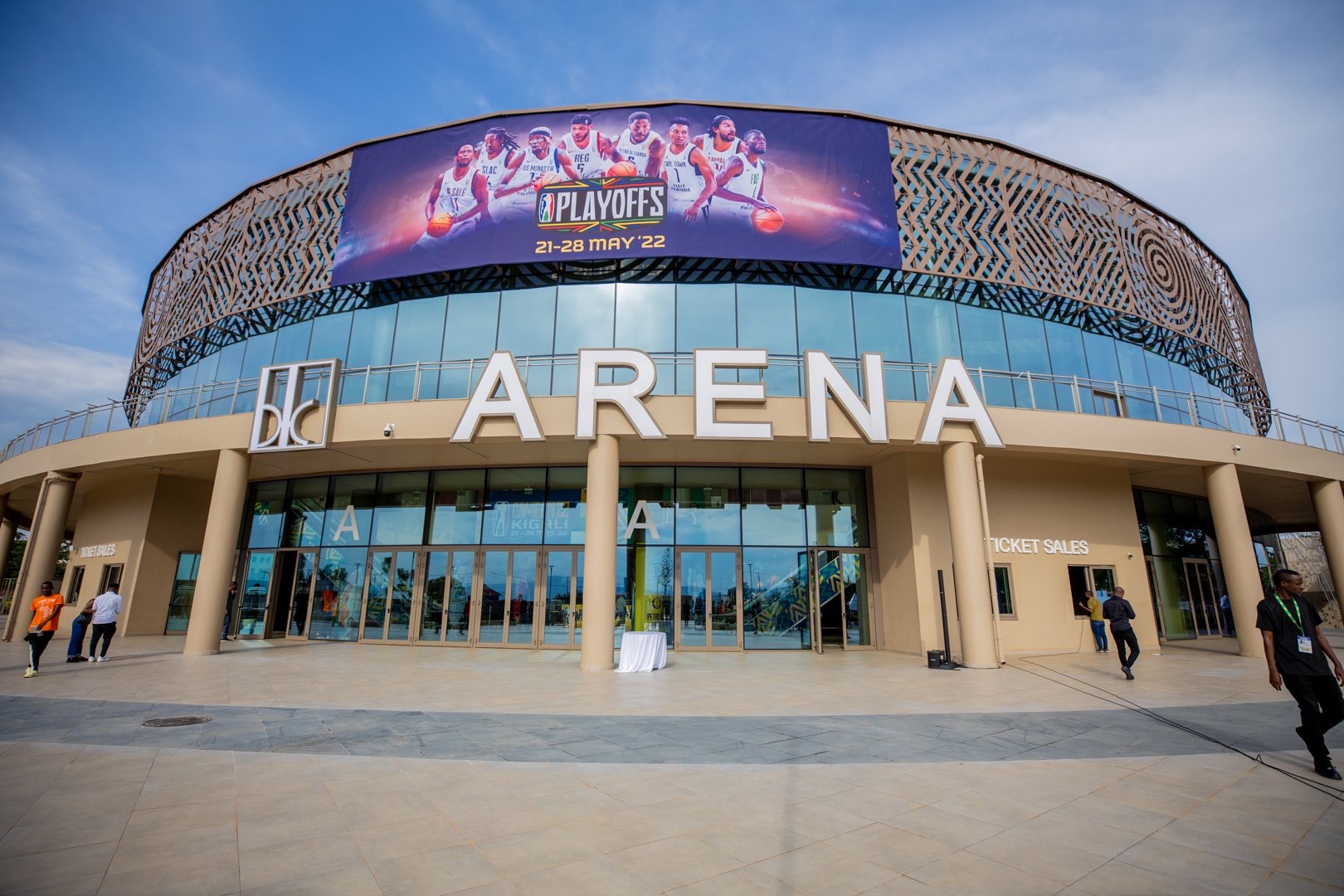 Kigali Arena rebranded to u2018BK Arenau2019 earlier this week in a USD7 million deal with the Bank of Kigali group. The 10,000-seat facility has hosted finals of the Basketball Africa League in 2021 and 2022. Photo: Courtesy.