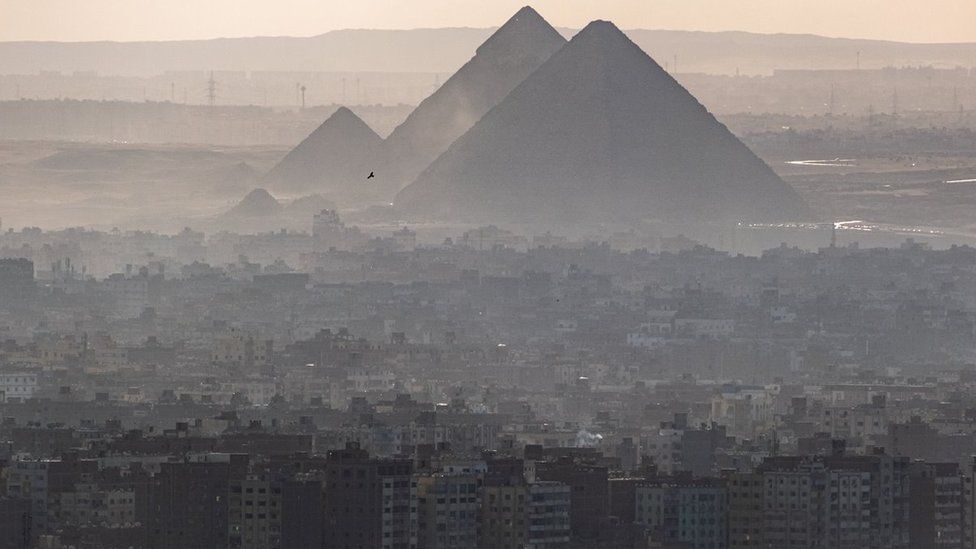The man's body was discovered in the city of Giza. 
