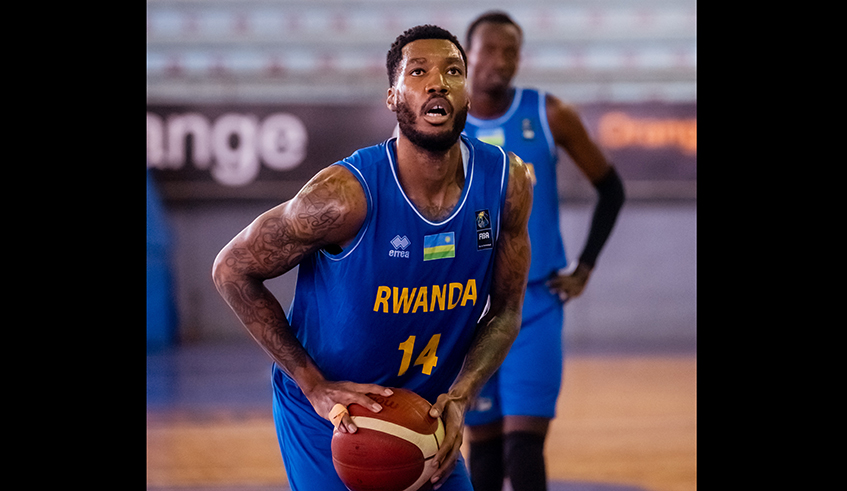 Kendall Lamar Gray, an America-based center who was added to Rwanda's national basketball team this year. Courtesy