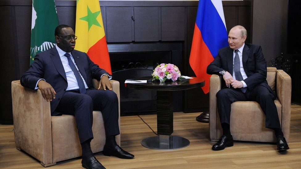 Macky Sall said Africa was suffering from the Ukraine war. 