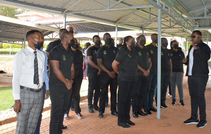 While at the memorial site, mourners laid wreaths on the graves to honour victims including hundreds of Tutsi who sought refuge at the former ETO Kicukiro killed after being abandoned by UN Peacekeepers.