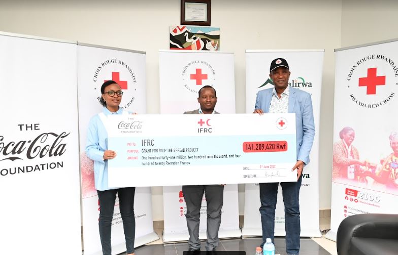 Rwanda Red Cross (RRC) has received a grant worth Rwf141.2 million from Coca-Cola Foundation that is aimed to save more lives by conducting awareness campaigns to increase vaccination coverage so as to stop the spread.