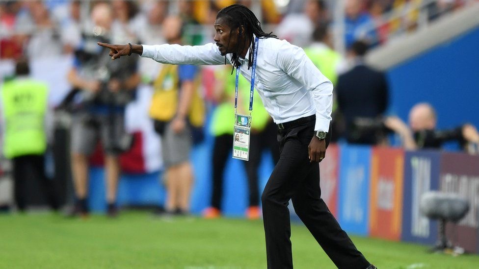 Senegal national team coach Aliou Cissu00e9