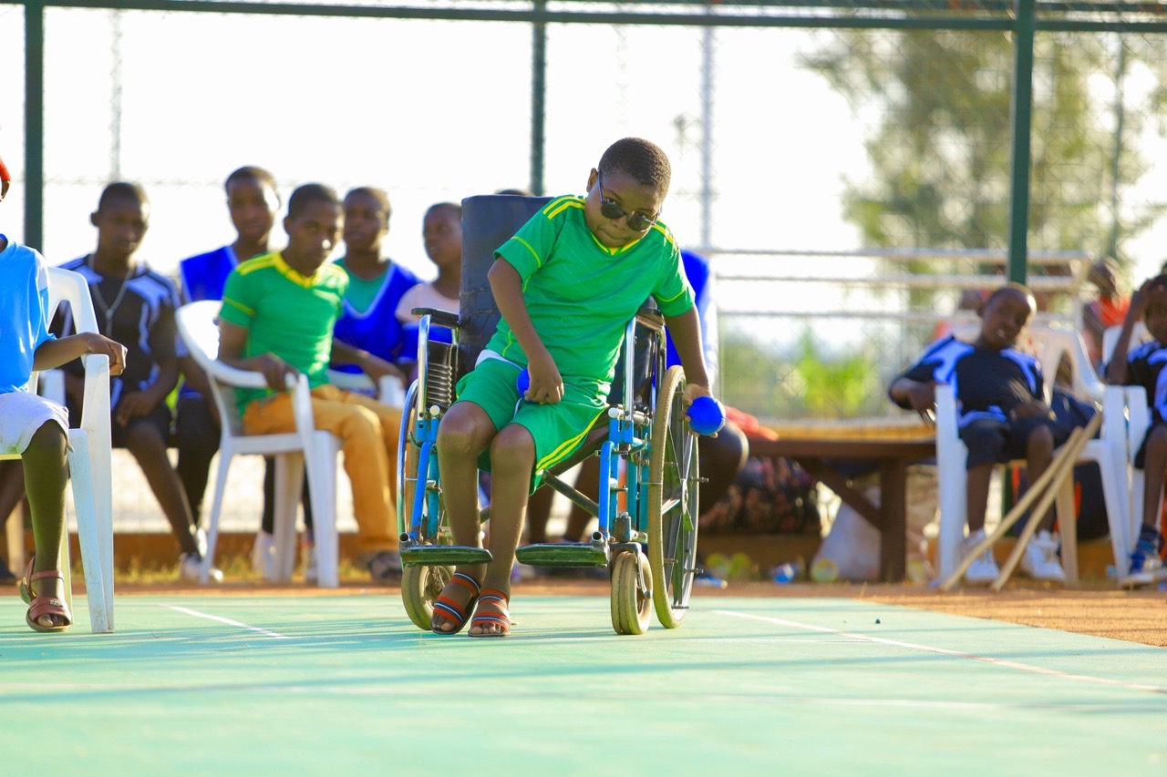 Champions Musanze Wheelchair Basketball team celebrate winning the championship. / Courtesy pictures