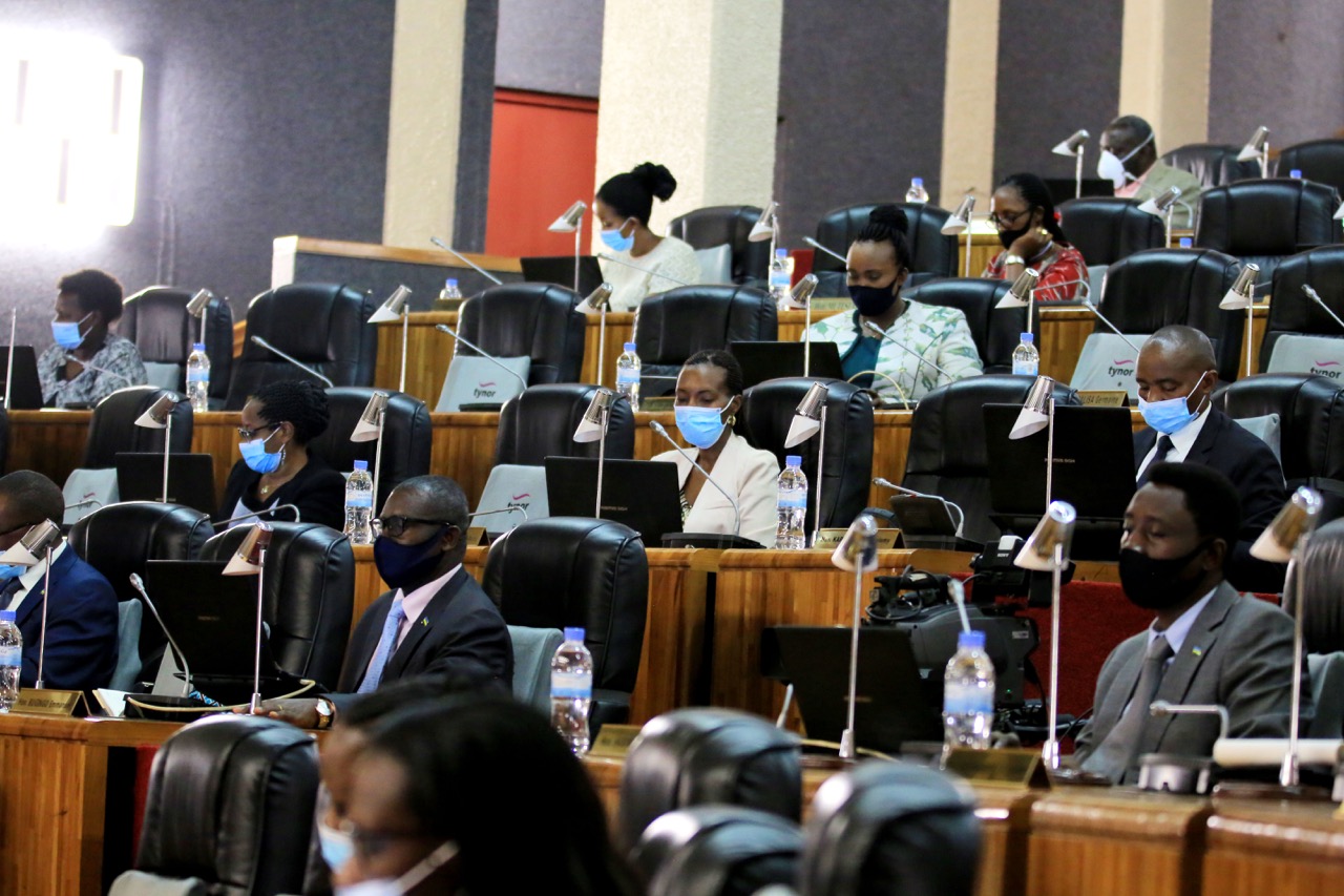 Members of Parliament during a session. 