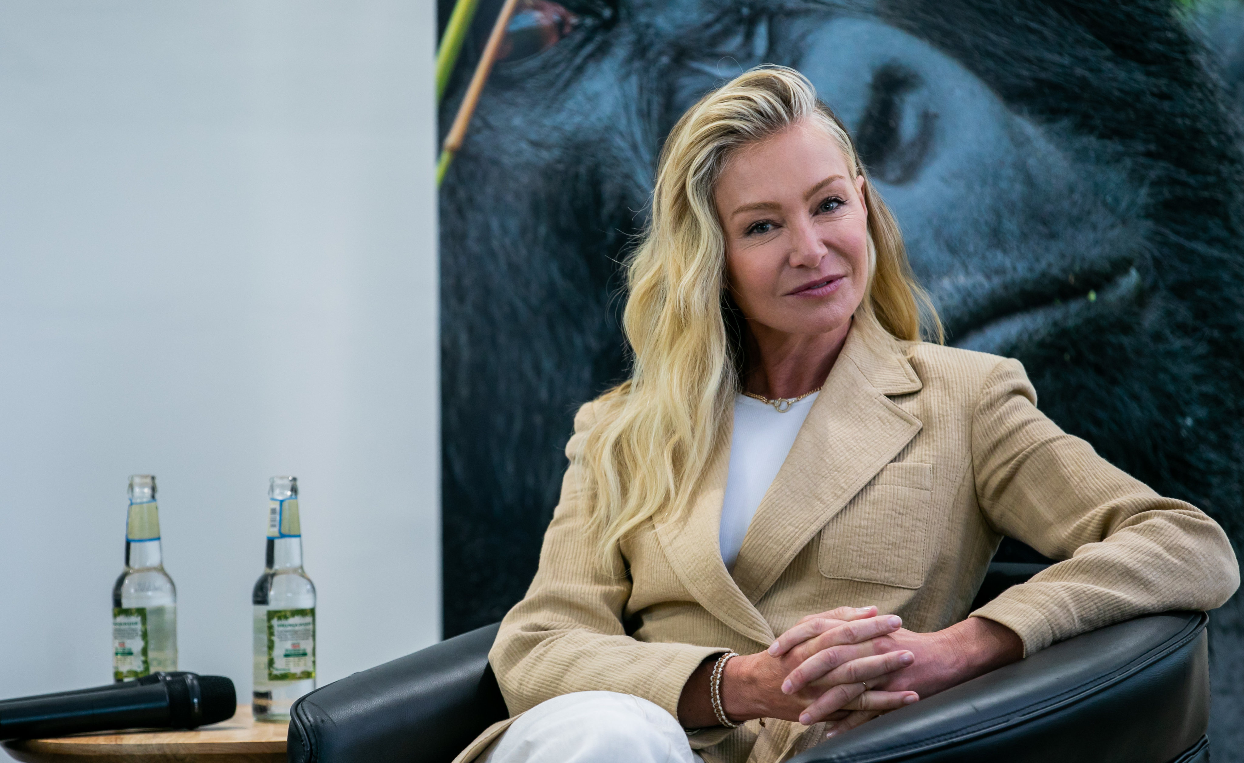 Portia De Rossi at the inauguration of the Ellen DeGeneres Campus of the Dian Fossey Gorilla Fund that took place in Musanze on June 7, 2022. 