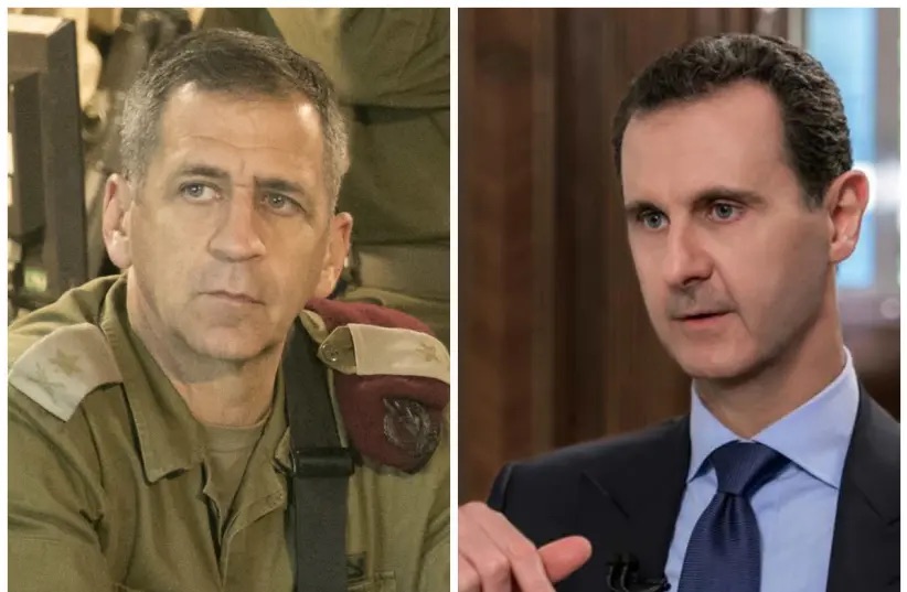 Aviv Kochavi and Bashar Assad.