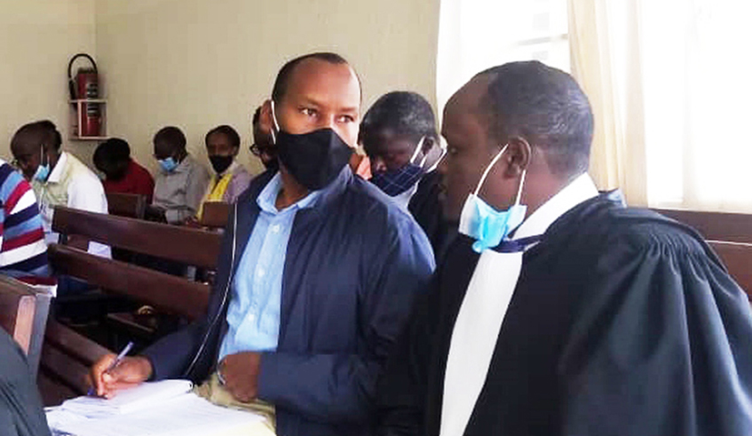 Former Permanent Secretary in the Finance ministry, Caleb Rwamuganza  in Gasabo Primary Court in June 2021. The High Court upheld six-year jail term taken by the Gasabo intermediate court. / File