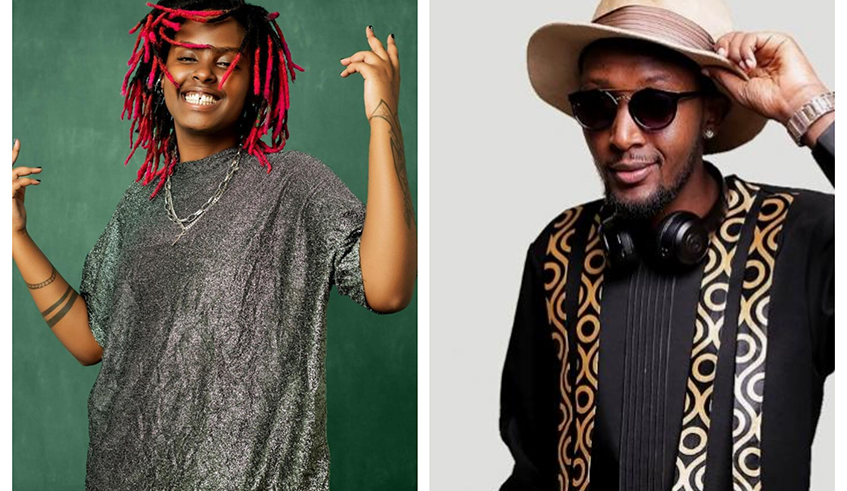 Ariel Wayz(L) and DJ Pius are some of the nominees for the East Africa Arts Entertainment Awards . Net photo