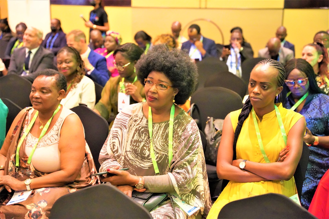 Delegates during a meeting held on the margins of the ongoing Commonwealth Women Forum. 