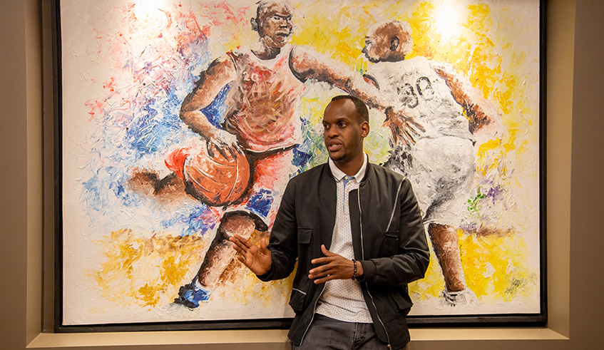 Landry Jabo is the Executive Director at the Rwanda Basketball Federation. Rwanda will host the FIBA World Cup qualifiers second window that will take place from July 1-3. Photo: Willy Mucyo.