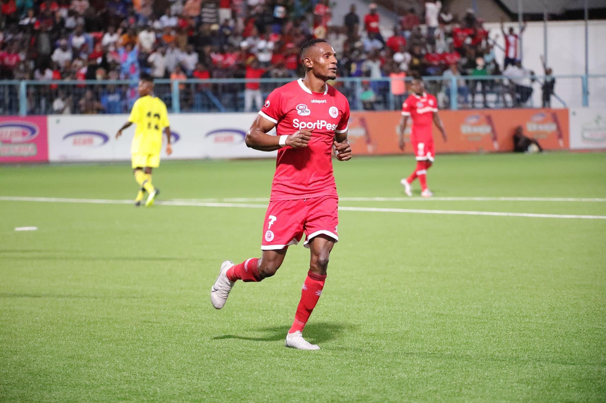 Chris Mugalu joined Simba SC from Zambian side Lusaka Dynamos in 2017. Net photo.