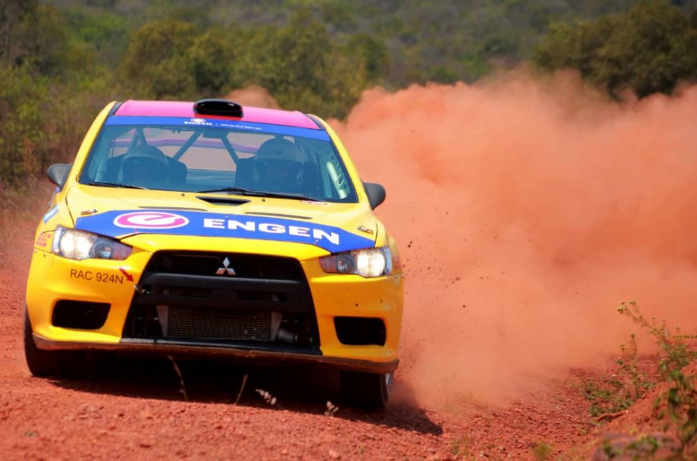 Giancarlo Davite is the sole Rwandan driver competing at the 2022 Safari Rally in Kenya. 