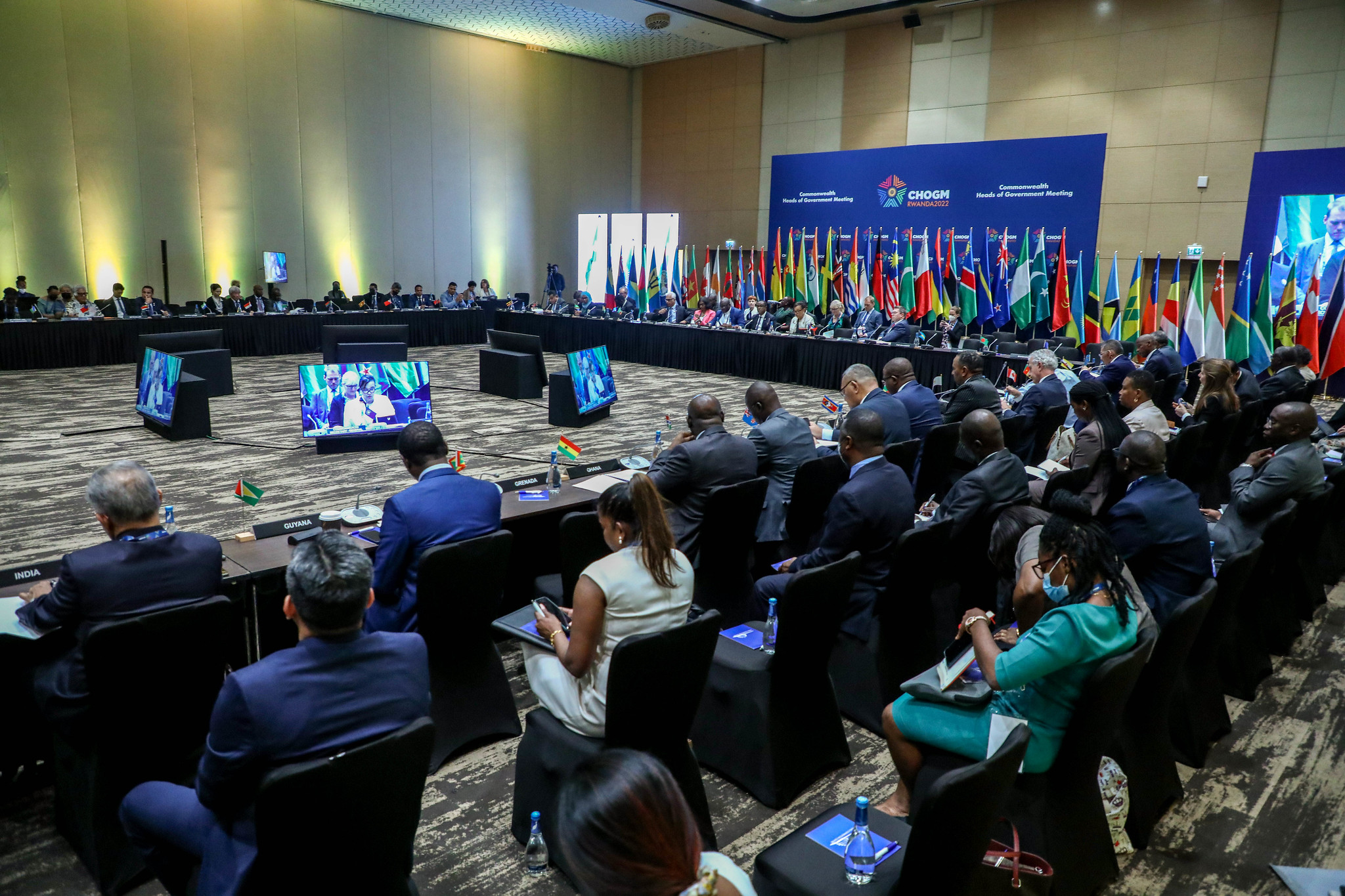 Delegates during the 26th Commonwealth Heads of Governments Meeting that took place in Kigali. Photo by Dan Nsengiyumva 