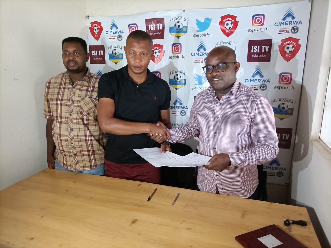 Joslin Bipfubusa was appointed to become the new head coach of the Rusizi District based team ESPOIR FC.