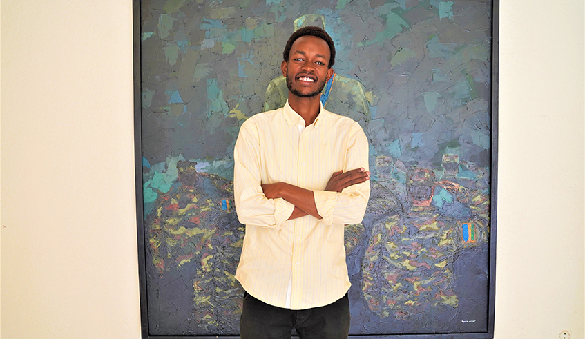 King Ngabo, an artist and owner of Ingabo Corner is organising an art festival to help teach young people the liberation story. Courtesy photo.