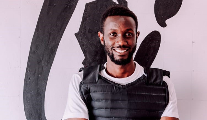 Yannick Nshimirimana, a former model and founder of u2018Lii Collectionsu2019. 