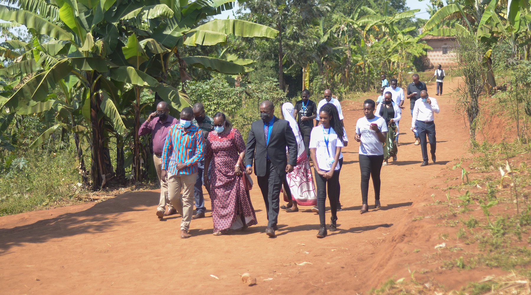 CorpsAfrica has deployed youth volunteers in different districts of Rwanda. 