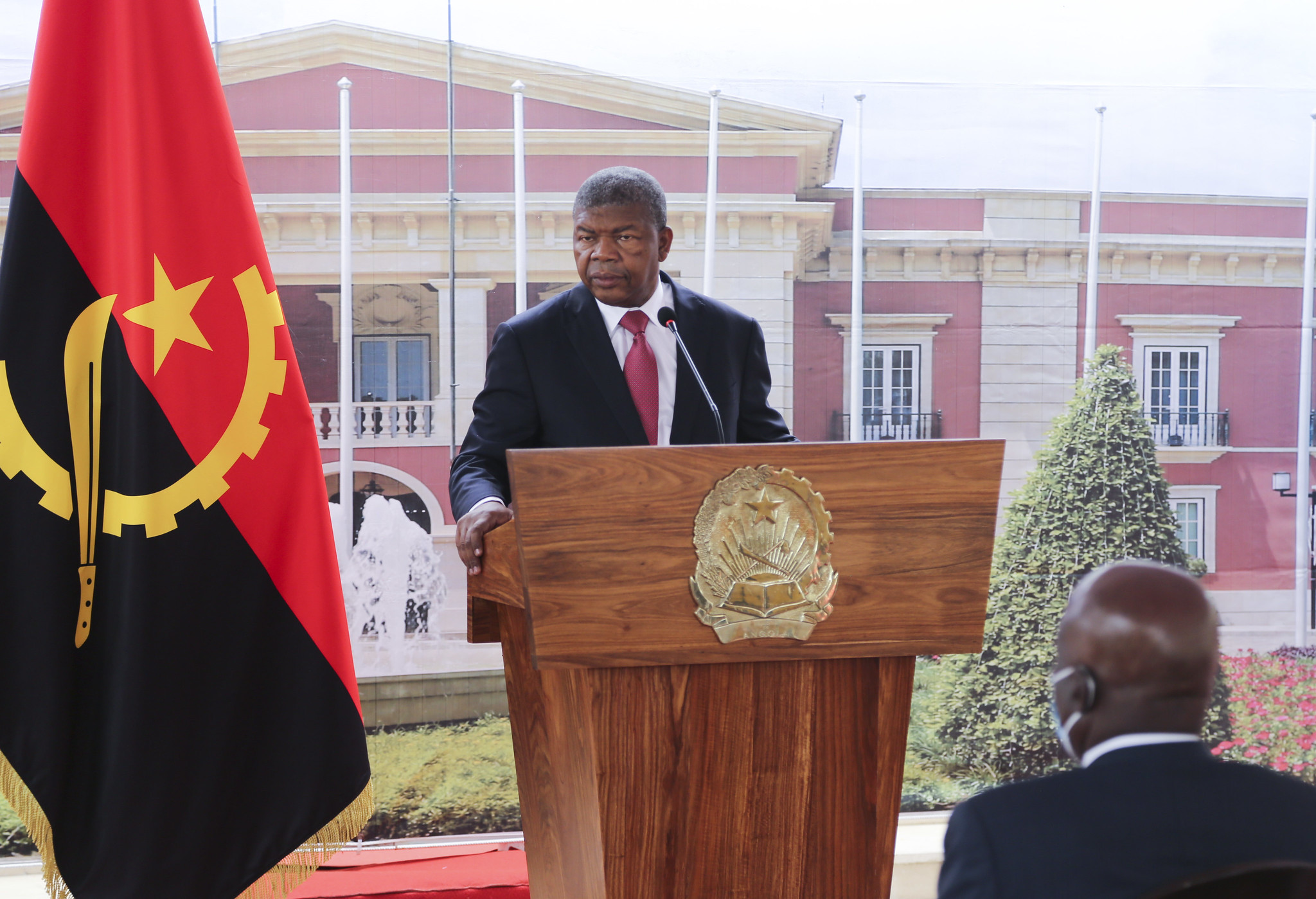 Angolan President Jou00e3o Lourenu00e7o.