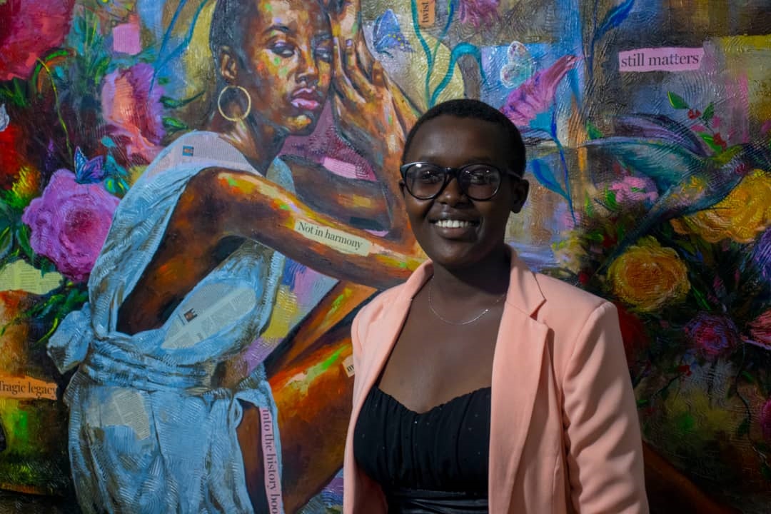 Esther Uwase, the author of u2018A Conversation With Dusku2019. Photos/Courtesy 