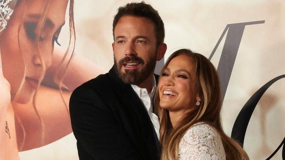 Ben Affleck and Jennifer Lopez at a special screening of her film Marry Me in February. 
