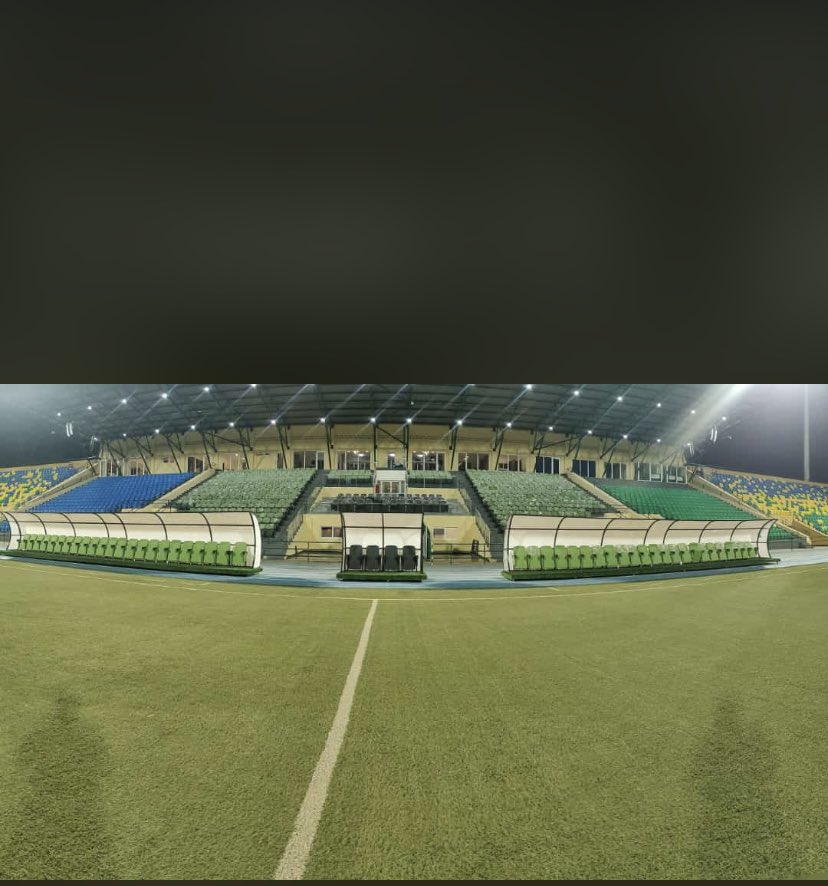 The newly renovated Huye stadium, which is in the Southern province is ready to host football matches after undergoing renovation. Photo: Courtesy.